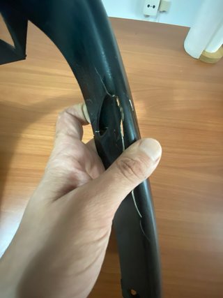 Tapa H Yamaha Jog RR Negra y Dorada