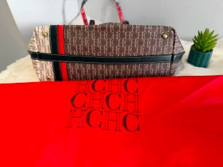 Bolso parecido Carolina Herrera Beige/Marrón