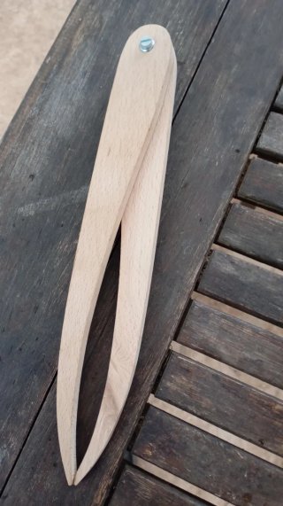 Compás calibre madera cerámica