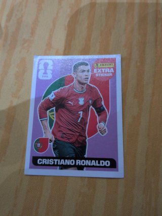 Cromo Panini Cristiano Ronaldo Morado Mundial 26