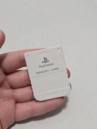 memory card ps1 blanca Sony - memoria play1