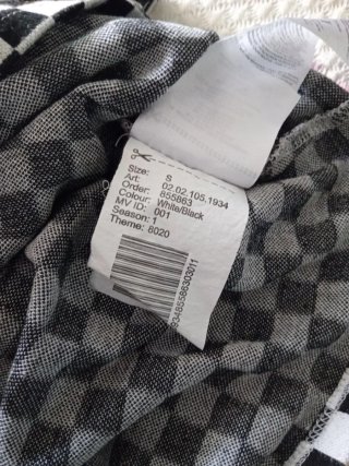 Camiseta cuadros con apertura