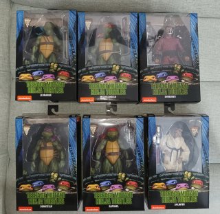 Figuras Tortugas Ninja + Splinter + Shredder TMNT