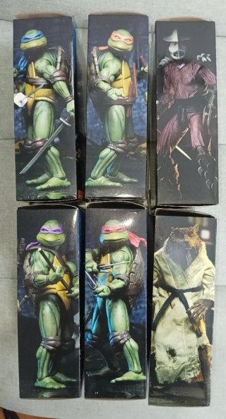Figuras Tortugas Ninja + Splinter + Shredder TMNT