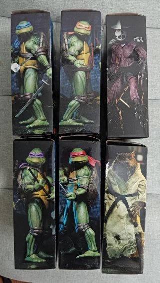 Figuras Tortugas Ninja + Splinter + Shredder TMNT