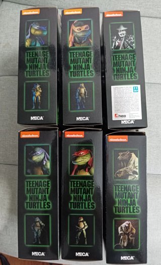 Figuras Tortugas Ninja + Splinter + Shredder TMNT