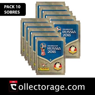 Pack 10 Sobres Cromos Mundial Rusia 2018