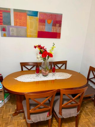 Comedor 6 sillas madera