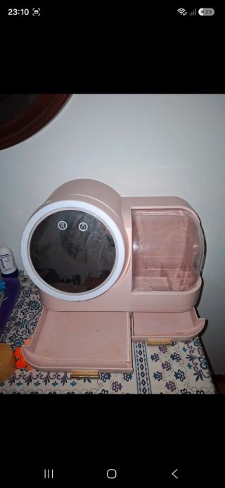 Organizador de maquillaje con espejo
