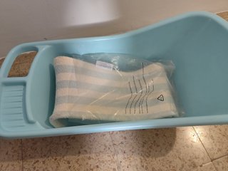 Bañera para bebé azul