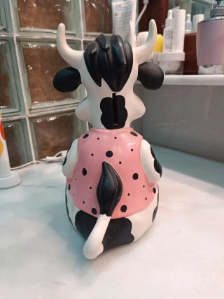 Hucha vaca decorativa