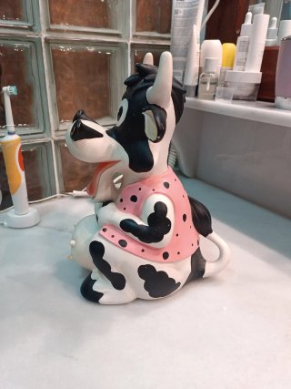 Hucha vaca decorativa