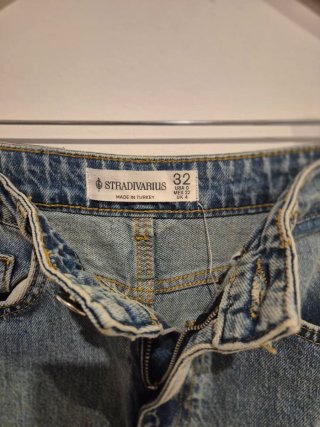 Falda vaquera larga Stradivarius