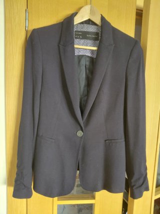 Chaqueta Zara Azul Marino
