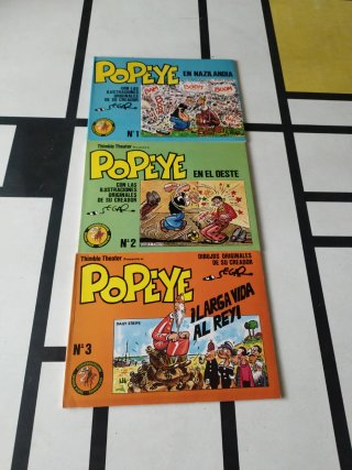 Popeye de Segar - Volumen 1, 2 y 4