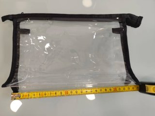 Pack de 3 Neceseres PVC transparentes viajes avión