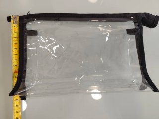 Pack de 3 Neceseres PVC transparentes viajes avión