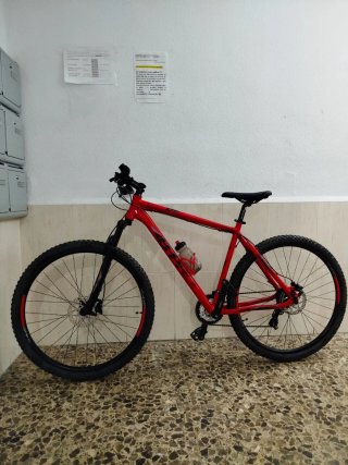 Bicicleta Bpro 29" corté inglés,Talla L Roja