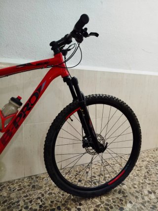 Bicicleta Bpro 29" corté inglés,Talla L Roja