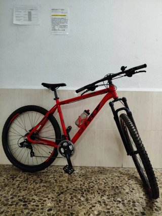 Bicicleta Bpro 29" corté inglés,Talla L Roja