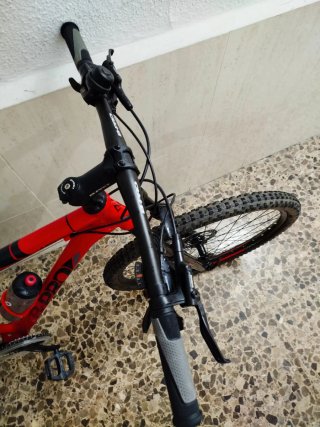 Bicicleta Bpro 29" corté inglés,Talla L Roja