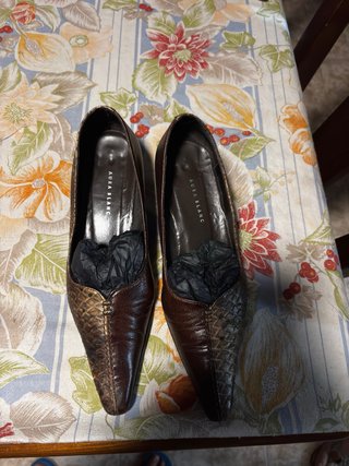 Zapatos de tacón Aura Blanc piel serpiente
