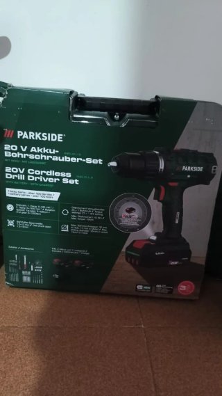 Taladro Parkside 20V Akku-Bohrschrauber-Set