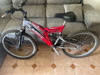 Bicicleta Montaña XTREM 240FS Roja