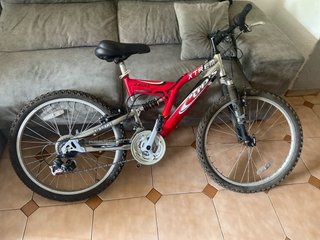 Bicicleta Montaña XTREM 240FS Roja