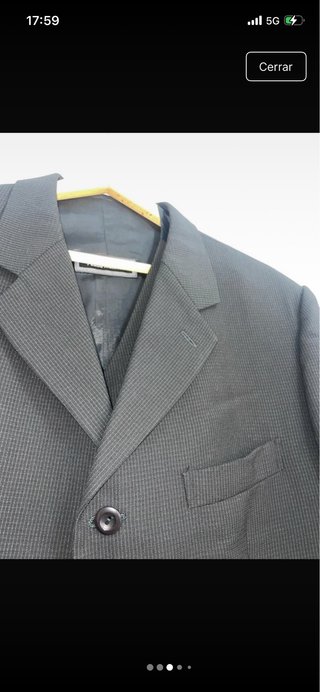Traje completo hombre azul oscuro