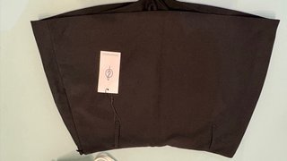 Falda pantalón Stradivarius negra
