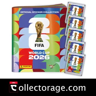 Álbum Cromos Mundial 2026 + 5 Sobres Panini
