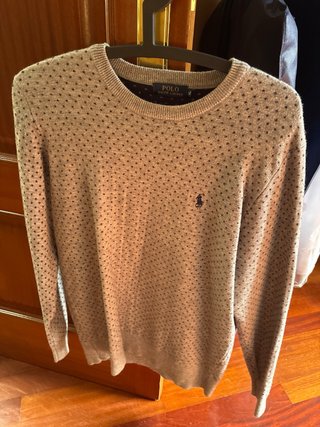 Jersey Polo Ralph Lauren Gris Estampado XL
