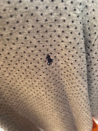 Jersey Polo Ralph Lauren Gris Estampado XL