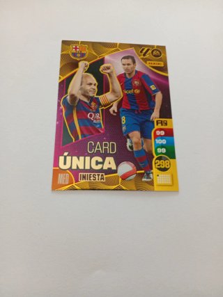 Carta Iniesta Única Adrenalyn 24/25 Panini