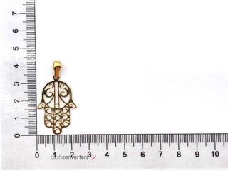 colgante oro 18k