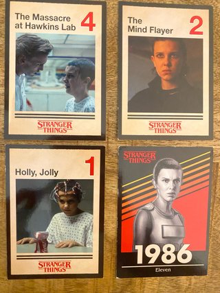 Cartas Stranger Things