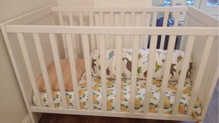 Cuna Ikea Blanca Casi Nueva