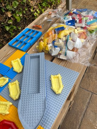 Lego Barcos y Piezas Sueltas