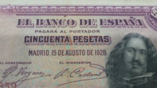 Billete 50 Pesetas 1928 Banco de España
