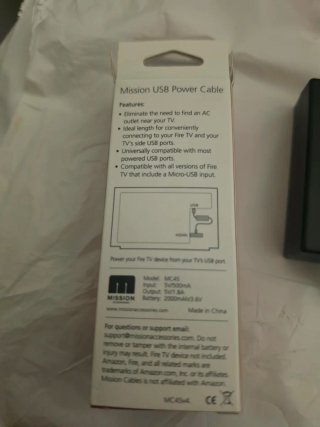 Fire TV Stick 4K y Cable Misión USB