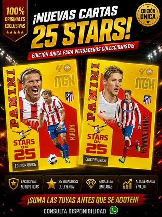 Cartas 25 Stars Megacracks 2026/2027