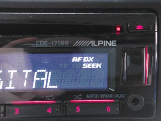 Alpine CDE-171RR Bluetooth Audio 5.0
