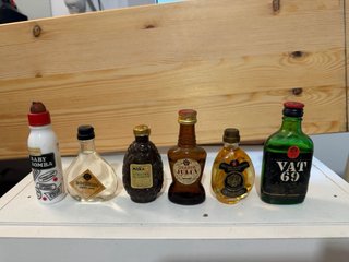 Colección Botellas Miniatura Vacia Antiguas