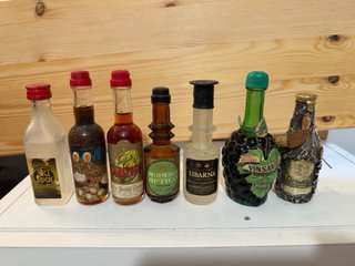 Colección Botellas Miniatura Vacia Antiguas