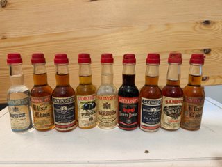 Colección Botellas Miniatura Vacia Antiguas