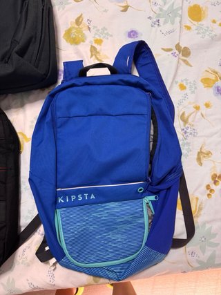 Lote 5 mochilas: azul, verde, negro, multicolor