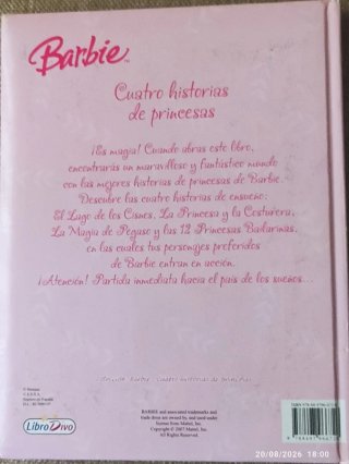 Libro de Barbie. Cuatro historias de princesas