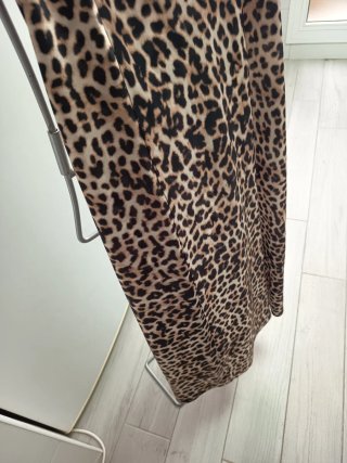Falda larga estampado leopardo