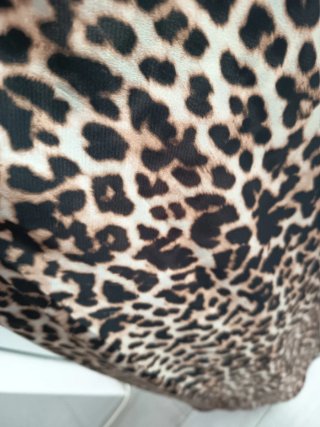 Falda larga estampado leopardo